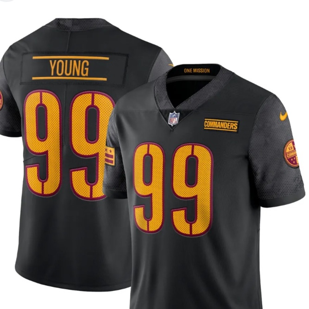 NWT Nike Chase Young #99 NFL Alternate Vapor Limited Jersey - Black